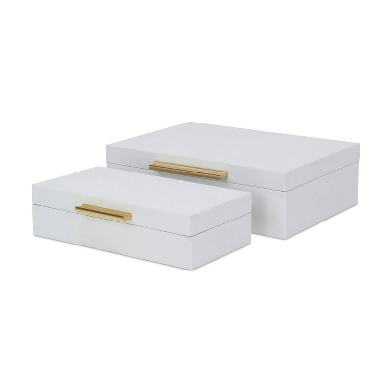 Lusan Black Vinyl Decorative Box Set