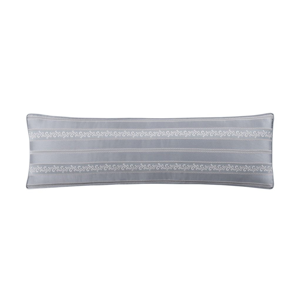 J. Queen New York Sondra Powder Blue Bolster Decorative Throw Pillow