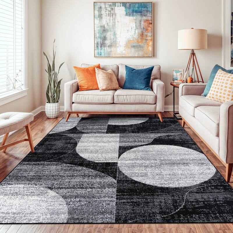 Modern Geometric Design Area Rug