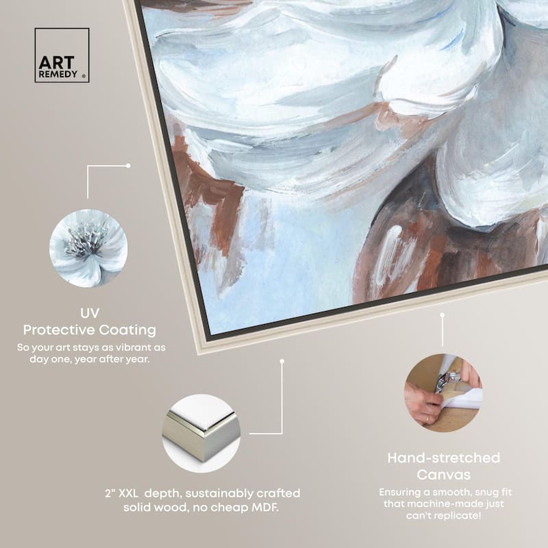 Delicate Blooms I Canvas by Art Remedy