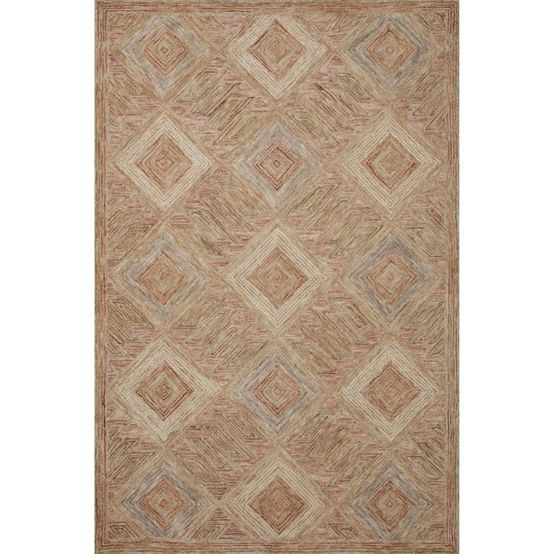 Alexander Home Palazzo Diamond 100% Wool Hand-Tufted Area Rug