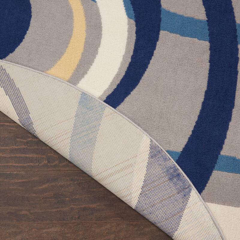 Nourison Grafix Transitional Geometric Abstract Area Rug