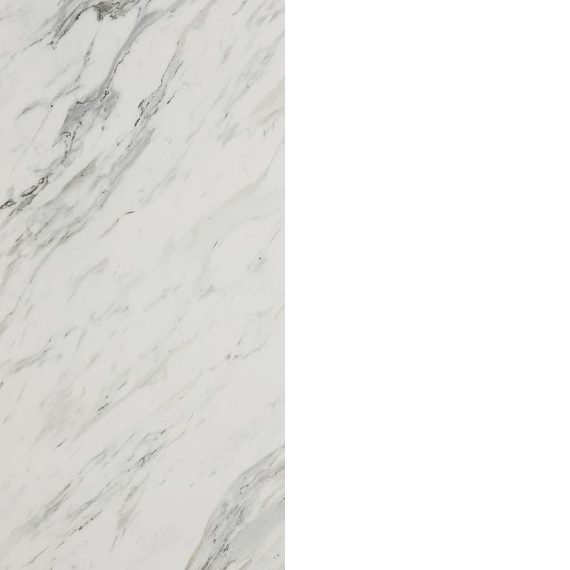 Compact Kitchen Island with White Faux Marble Top, 4 Drawers, Adjustable Shelves, and Seating Space for Two