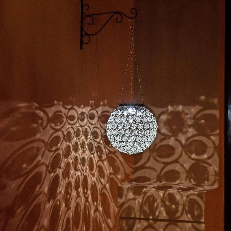 Solar Lantern Hanging Outdoor Christmas Decorative