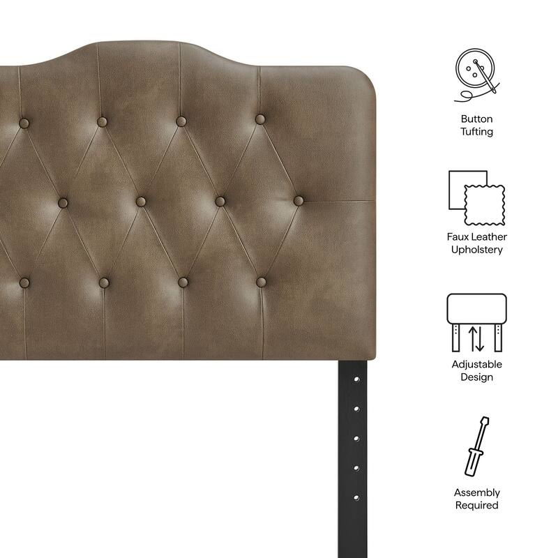 Annabel Faux Leather Headboard
