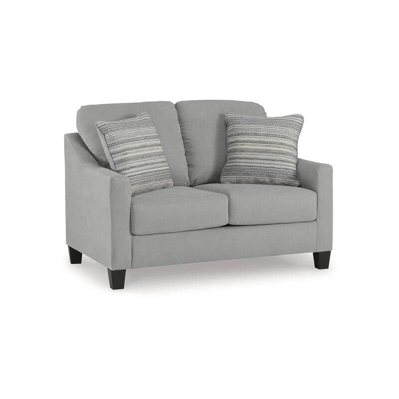 Signature Design by Ashley Adlai Gray Loveseat - 57"W x 39"D x 40"H