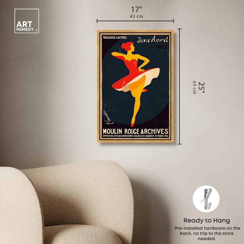 Moulin Rouge Canvas by Art Remedy