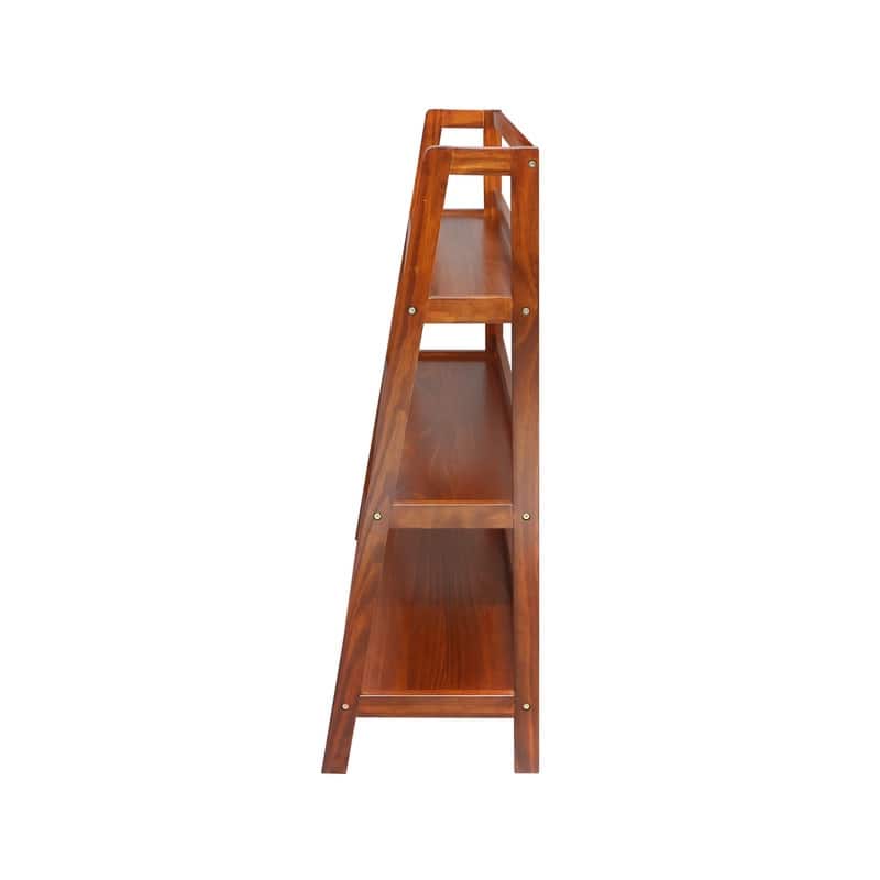 Metro Solid Wood 34" Wide 3-Shelf Bookcase - 34"W x 15"D x 43.5"H