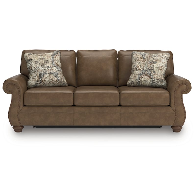 Signature Design by Ashley Shadsburne Brown Queen Sofa Sleeper - 92" W x 38" D x 39" H