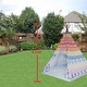 preview thumbnail 2 of 3, 8' Extra Large Teepee Play Tent - indian tribe color mix