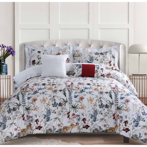Amalfi 5 Piece 300 Thread Count Cotton Oversized Comforter Set Overstock 31310870