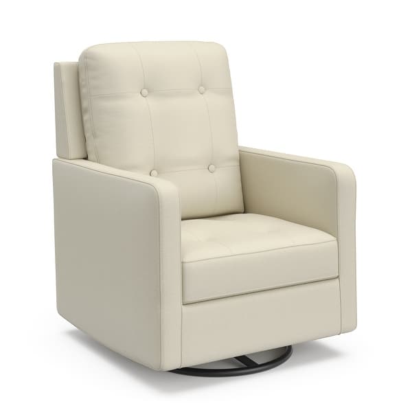 slide 2 of 4, Storkcraft Beckett Swivel Glider Pearl