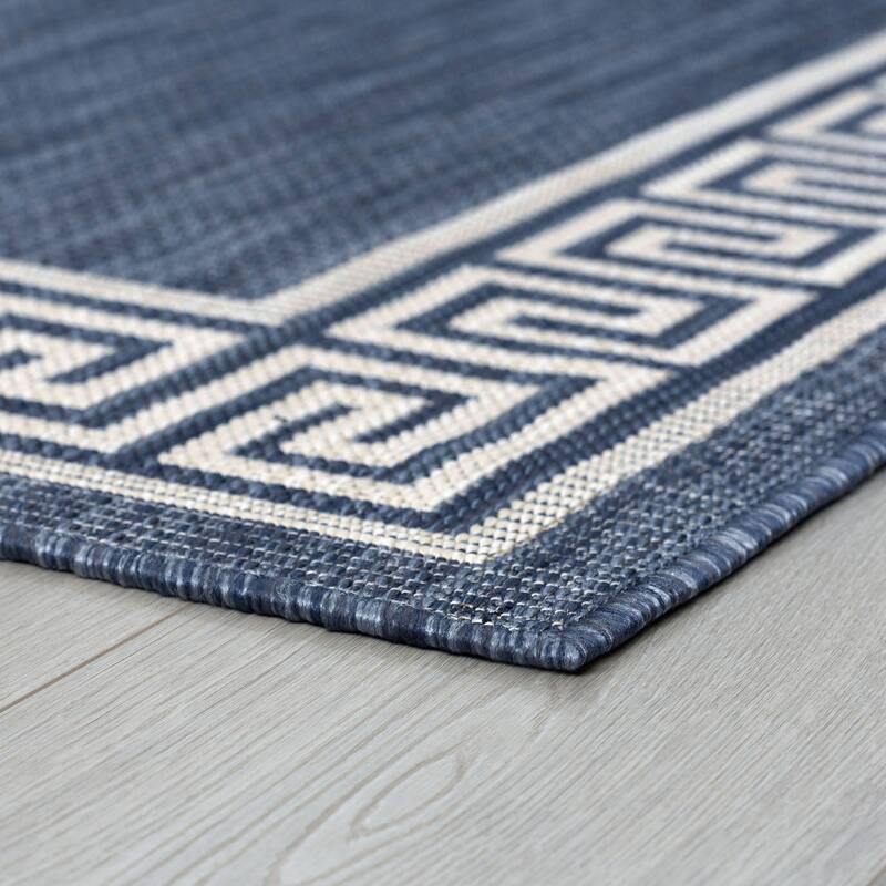 Exo Coastal Border Indoor/Outdoor Area Rug