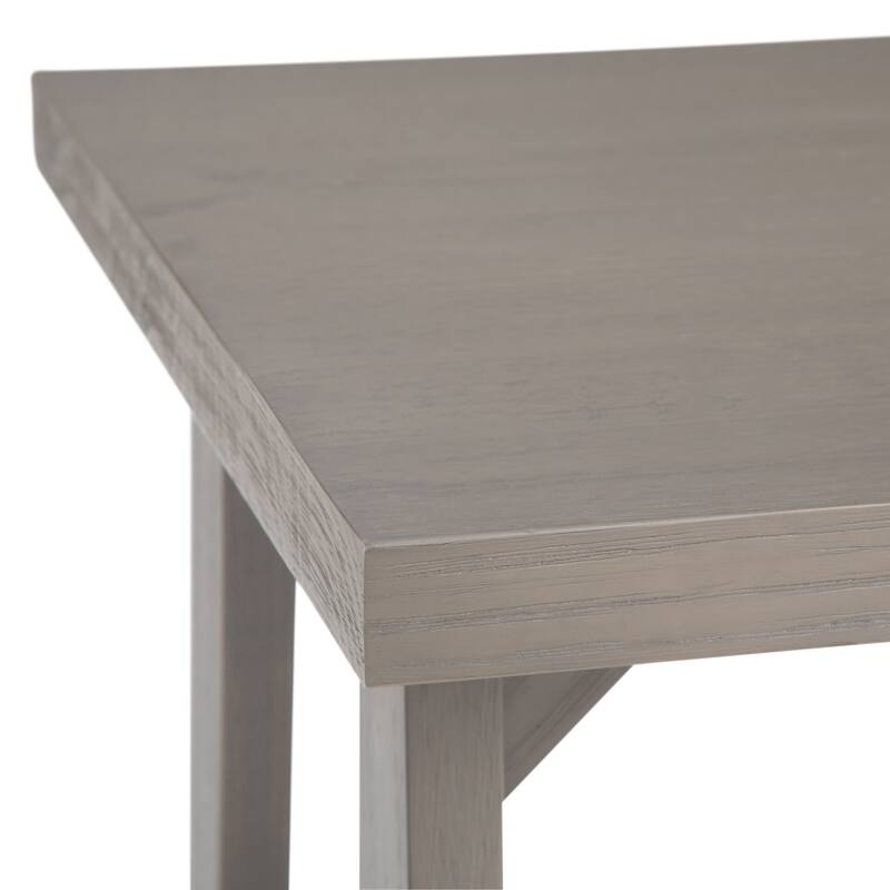 WYNDENHALL Hawkins Solid Wood 22-inch Square Retro Modern Side Table - 22 W x 22 D x 20 H