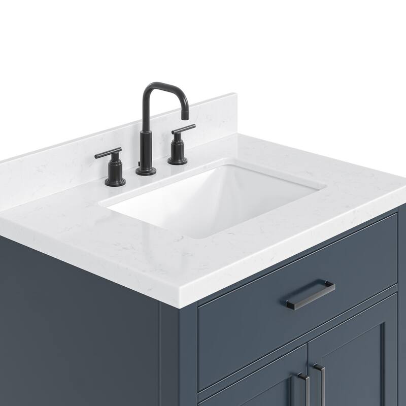 Ariel T030SCQRVO Hepburn 30" Free Standing Single Basin Vanity Set