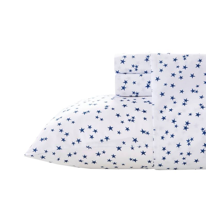 Intelligent Design Printed Microfiber Bed Sheet Set