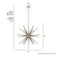 preview thumbnail 4 of 5, Hunter Jupiter Star Pendant - Entry, Dining Room - Mid-Century Modern, Sputnik
