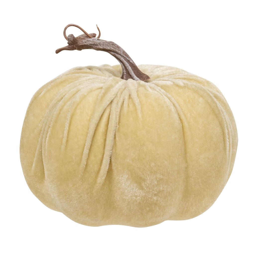 Cream Velvet Pumpkin 6.5"