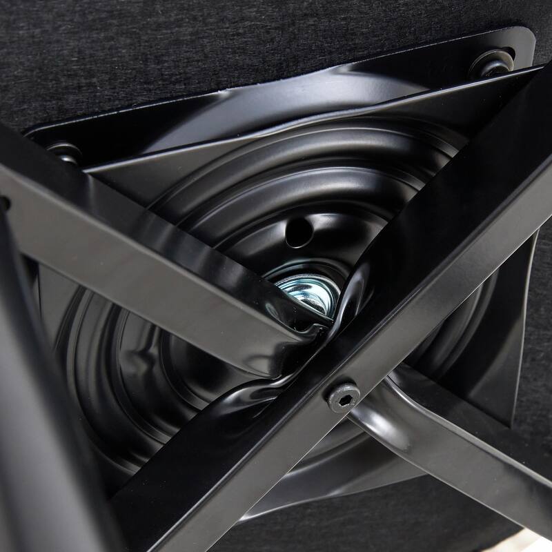 360° Rotatable Bar Chair with Modern PU Upholstery and Metal Legs
