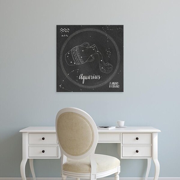 Easy Art Prints Sara Zieve Miller's 'Night Sky Aquarius' Premium Canvas Art