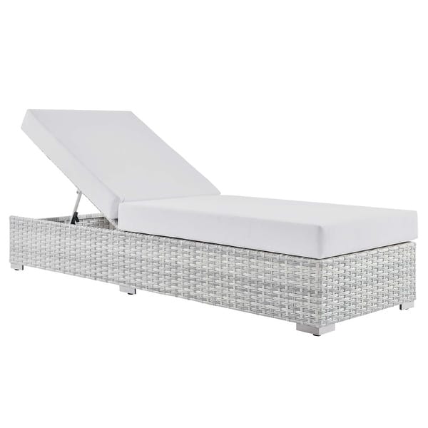 slide 2 of 8, Convene Outdoor Patio Chaise White