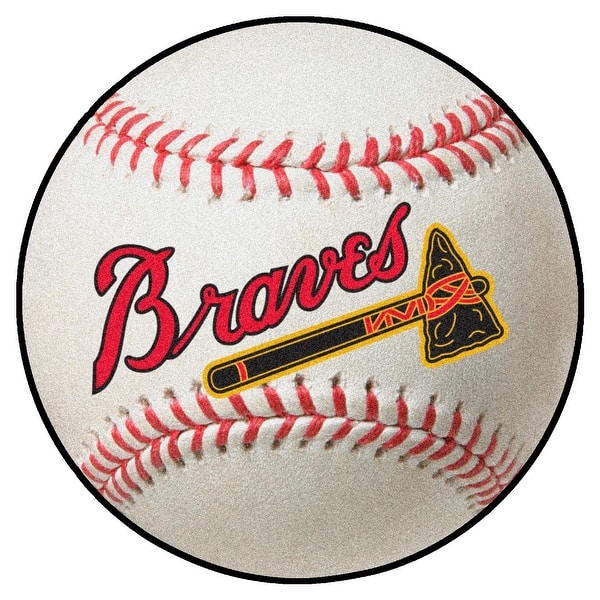 MLB - Atlanta Braves Retro Collection Baseball Rug - 27in