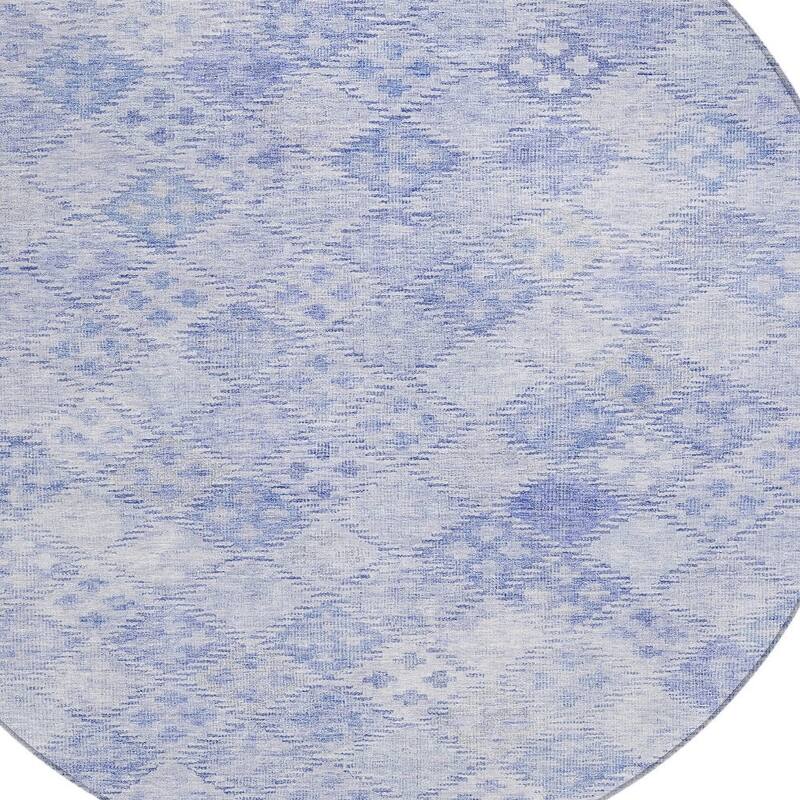 HomeRoots Geometric Transitional Rectangle Outdoor Rug