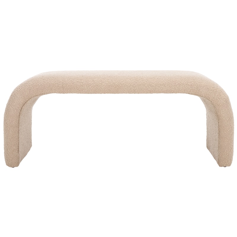 SAFAVIEH Margarett Modern Minimalist Glam Bench - 45" W x 18" D x 19" H - 45"W x 18"D x 19"H