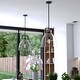 preview thumbnail 7 of 8, Madrona 1 Light Contemporary Pendant Light Clear Glass