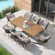 Option Teak (9 Pcs Rectangular Teak Table)