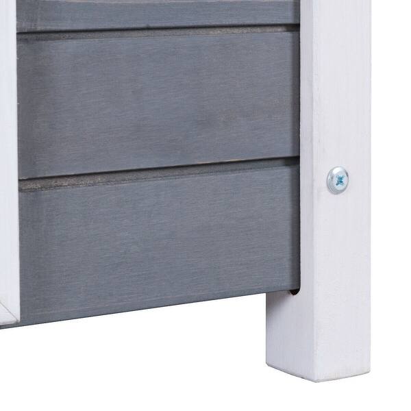 Shop Gymax 2 Story Outdoor Weatherproof Wooden Cat House Condo
