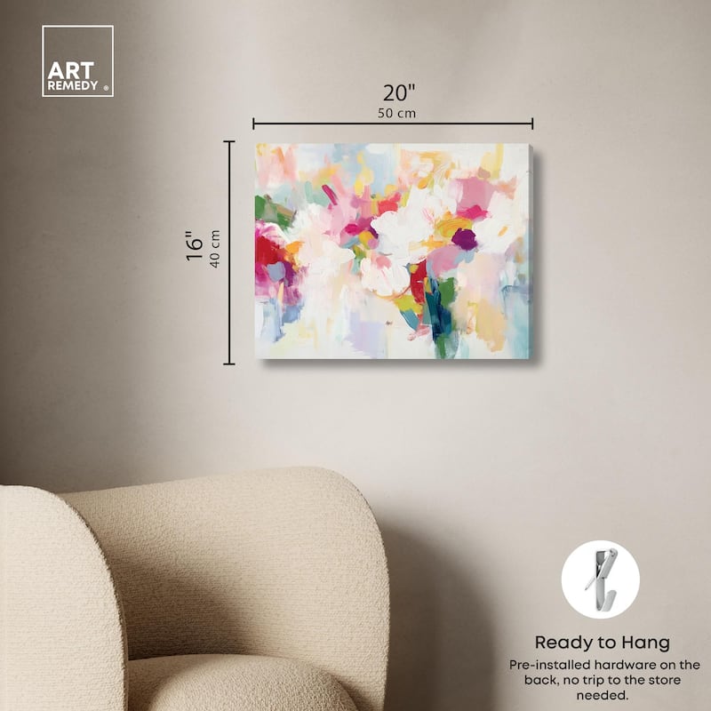 Saturated Colors I Canvas by Art Remedy, Gallery Wrapped