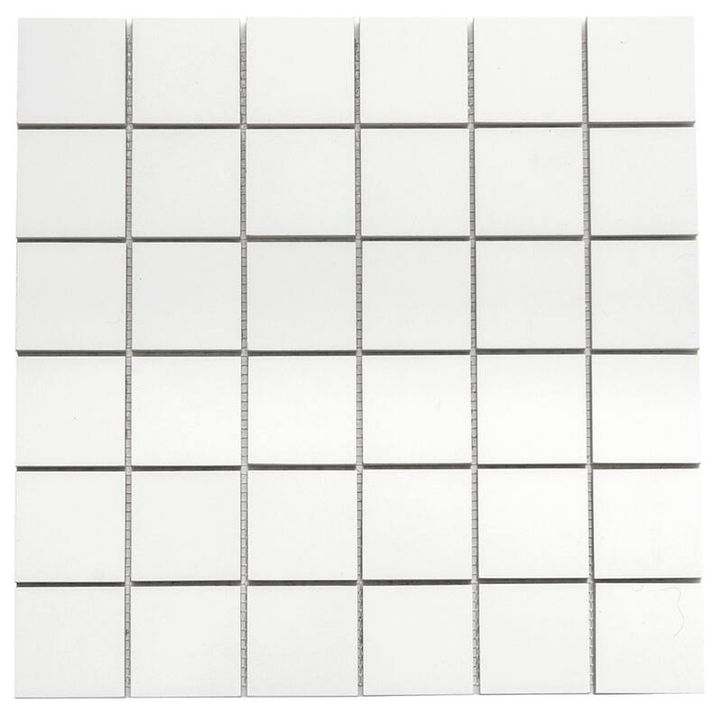 The Tile Life Penthouse 2x2 White Matte Porcelain Floor & Wall Tile - 4 x 4 Sample