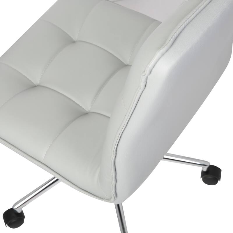 Porthos Home Leona Adjustable Steel and Faux Leather Office Chair