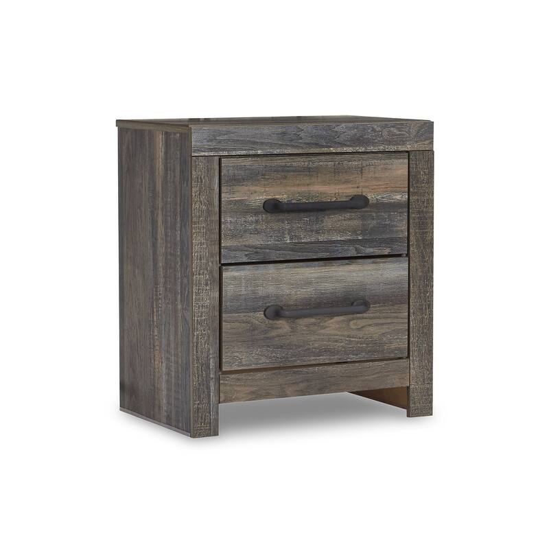 Drystan Two Drawer Casual Night Stand