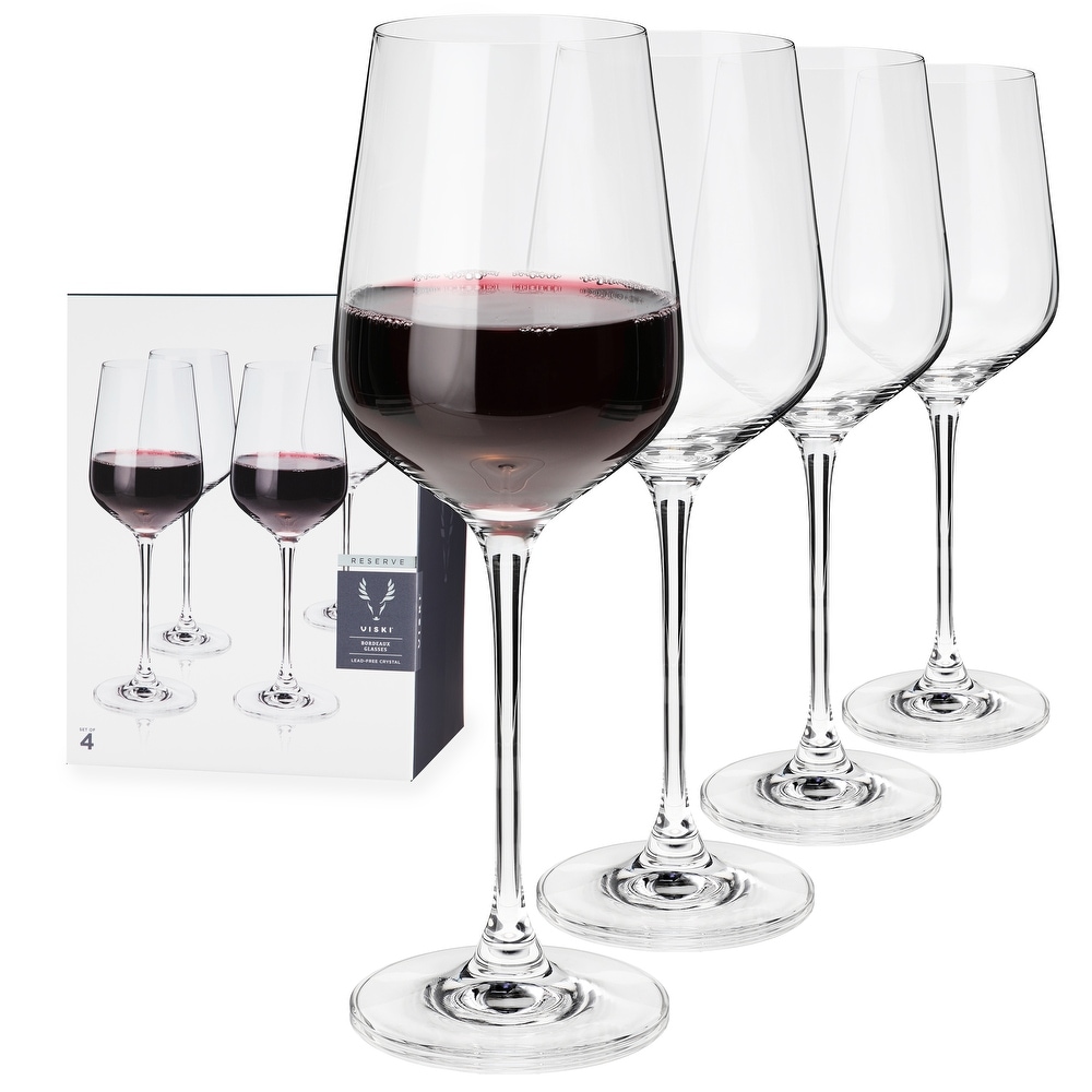 BENETI Square Crystal Wine Glasses Set Of 4 - European-made Handblown 14 oz  Gift Packed Glasses - La…See more BENETI Square Crystal Wine Glasses Set