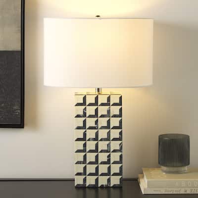 SAFAVIEH Isle 26-inch Resin Table Lamp - 11"W x 17"D x 23"H