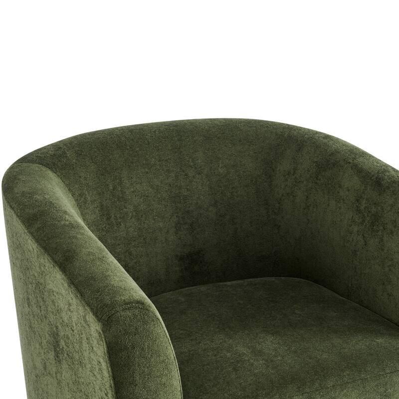 Christopher Knight Home - Halo Modern Swivel Upholstered Barrel Chair with Wooden Base
