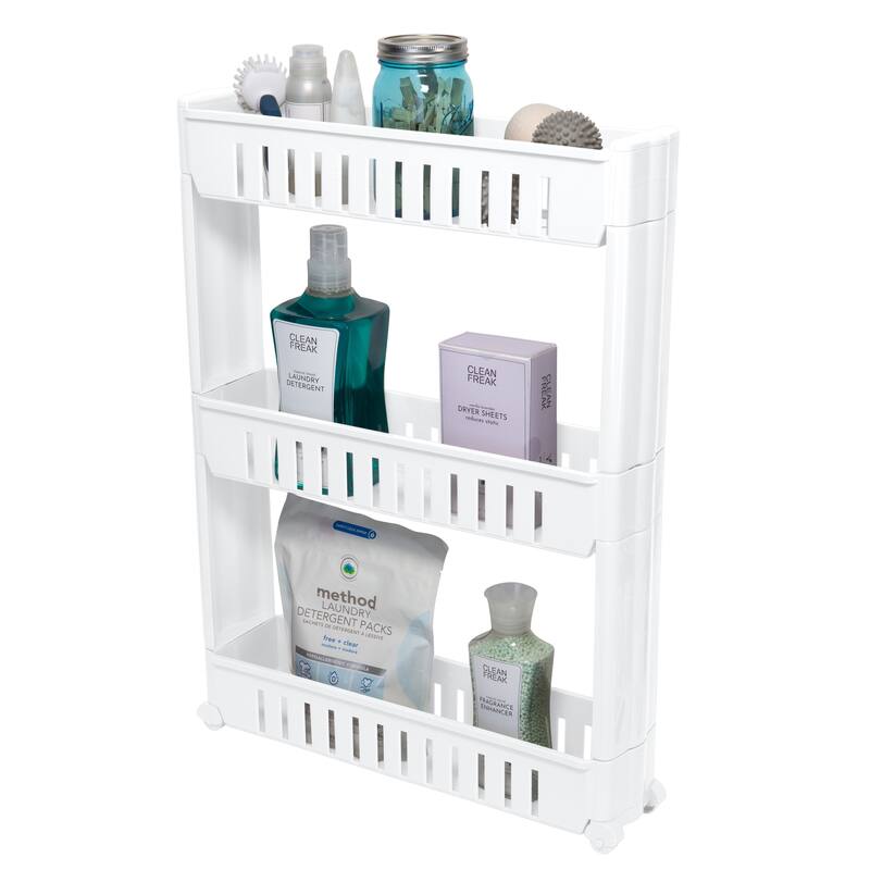 Simplify 3 Tier Slim Slide Out Storage Cart