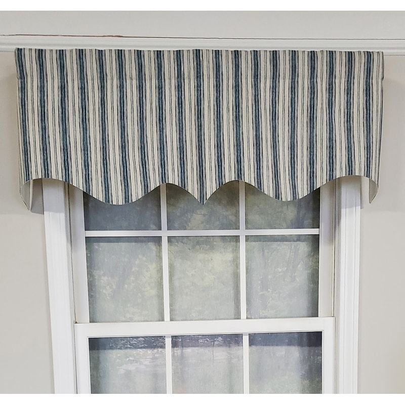RLF Home Design Brunswick Stripe Regal Window Valance