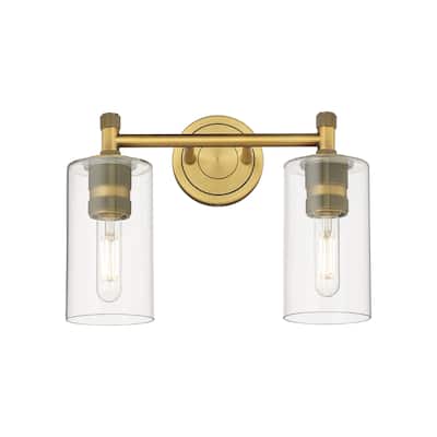Innovations Lighting 434-2W-11-14 Crown Point Vanity Crown Point 2