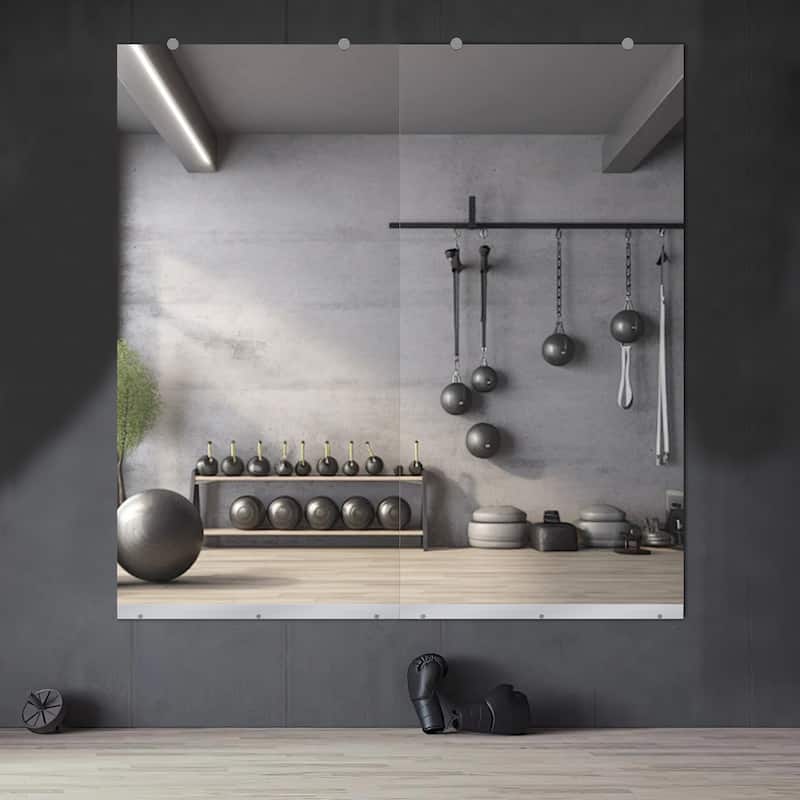 Wall Mirror Home Gym Mirror Dance Studio Mirror Tempered Glass Mirror