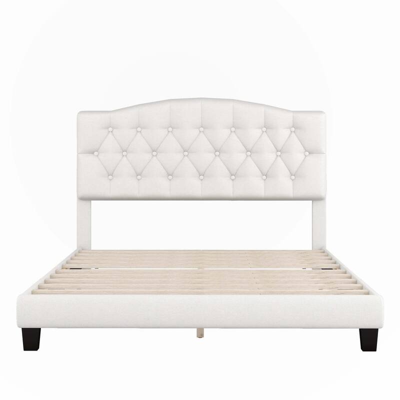 Upholstered Platform Bed, Queen