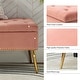 preview thumbnail 3 of 137, HULALA HOME Neptunus Modern 45.5" W Velvet Bedroom Storage Bench for End of Bed with Nailhead Trim
