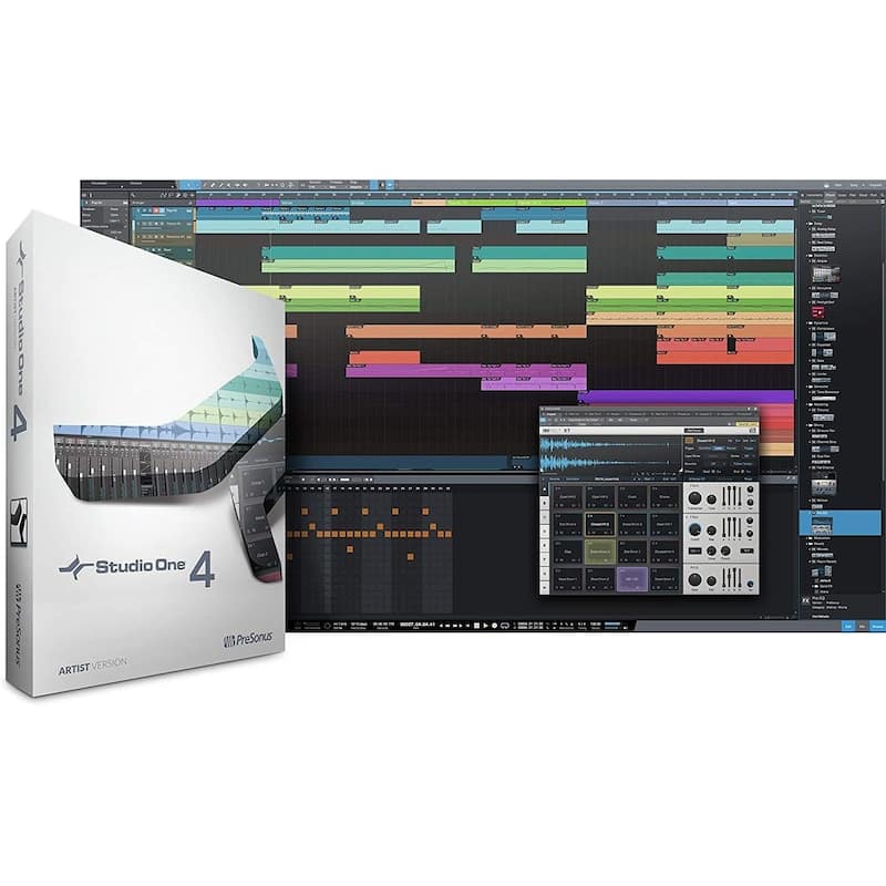 PreSonus Studio 24c USB-C 2×2 interface bundle with mic, headphones & DAW