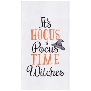 Hocus Pocus Time Embroidered Flour Sack Kitchen Towel - Bed Bath & Beyond - 35895459