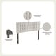 preview thumbnail 7 of 16, CraftPorch Linen Button Tufted Upholstered Adjustable Headboard