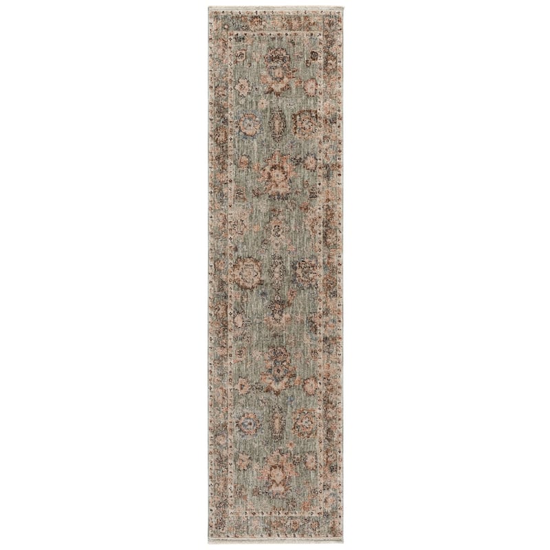 Lauren Ralph Lauren Yehudit Transitional Rug - Green - 2' x 8' Runner