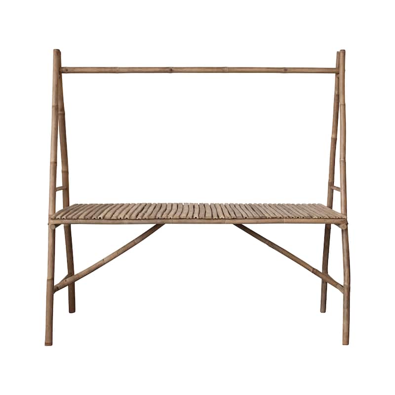 Handmade Bamboo Table with Rod - 70.1"L x 29.5"W x 70.1"H - 70.1"L x 29.5"W x 70.1"H - Natural - Wood