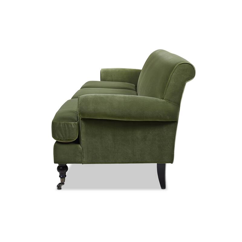 Alana Lawson 88 Inch Living Room Sofa – Three Cushion Couch with Rolled Arms and Tight Back – Minimal Assembly Required
